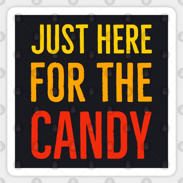 Just Here For The Candy Sticker by Suzhi Q